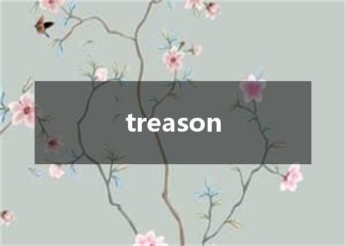 treason是什么意思