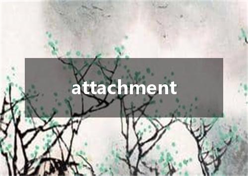 attachment是什么意思