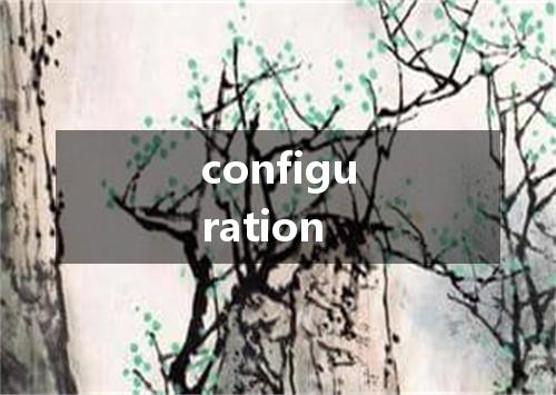 configuration是什么意思
