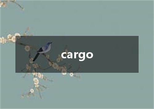 cargo是什么意思