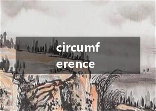 circumference是什么意思