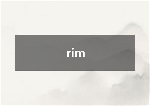 rim是什么意思