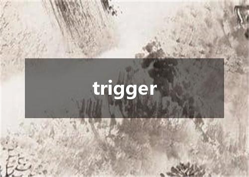 trigger是什么意思