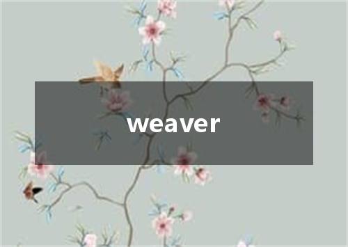 weaver是什么意思