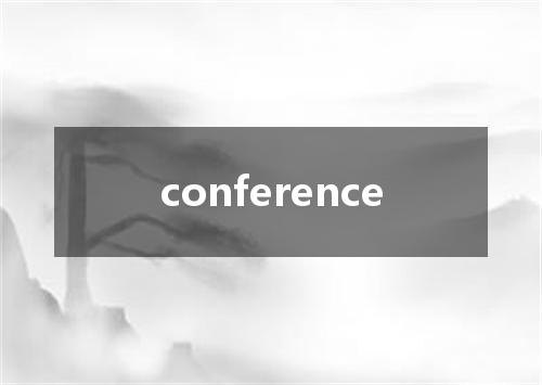conference是什么意思
