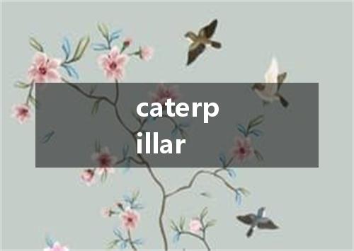 caterpillar是什么意思