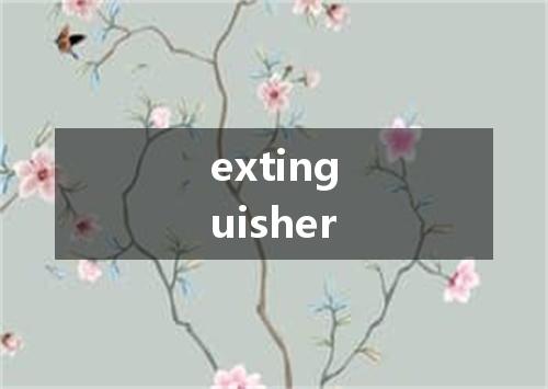 extinguisher是什么意思