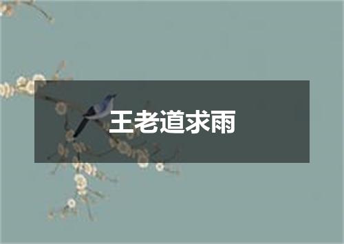 王老道求雨