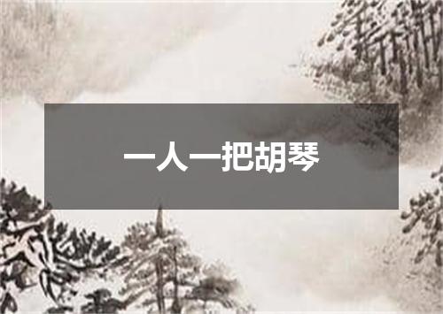 一人一把胡琴