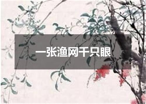 一张渔网千只眼