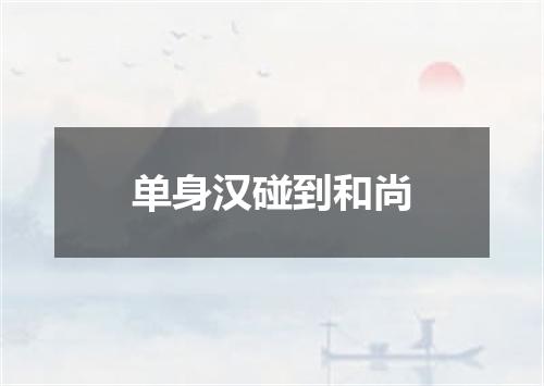 单身汉碰到和尚