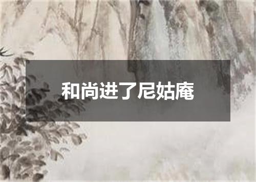 和尚进了尼姑庵
