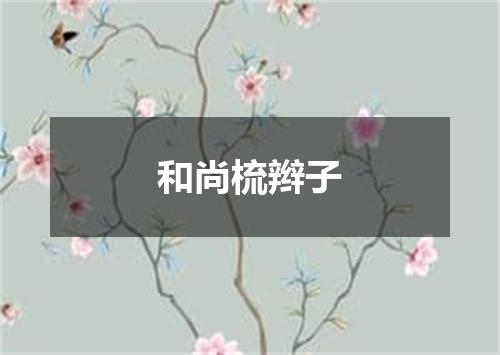 和尚梳辫子