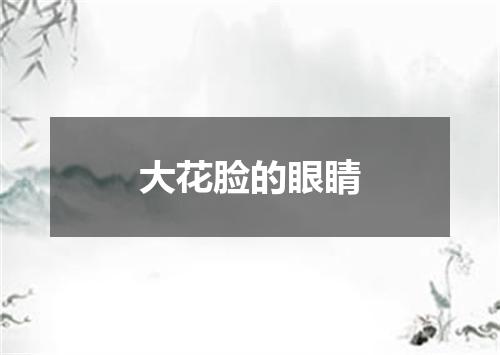 大花脸的眼睛