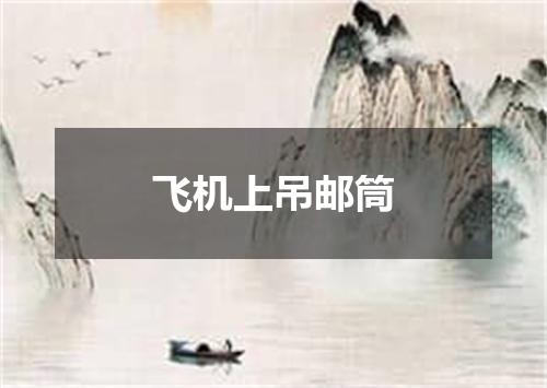 飞机上吊邮筒