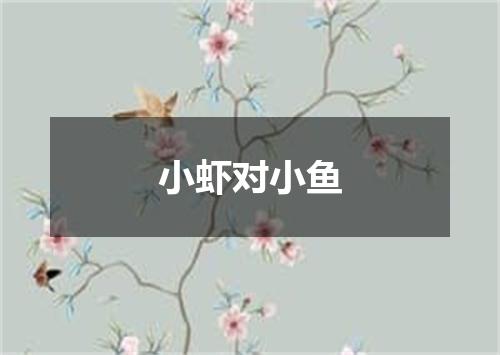小虾对小鱼