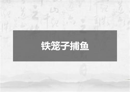 铁笼子捕鱼