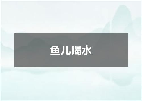 鱼儿喝水
