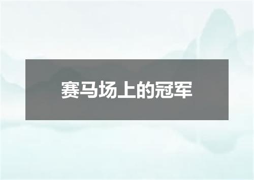赛马场上的冠军