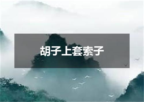 胡子上套索子