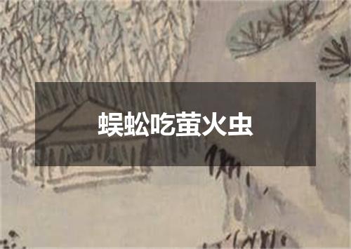 蜈蚣吃萤火虫