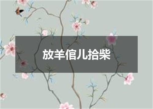 放羊倌儿拾柴