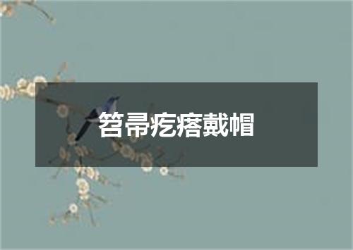 笤帚疙瘩戴帽