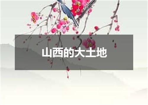 山西的大土地
