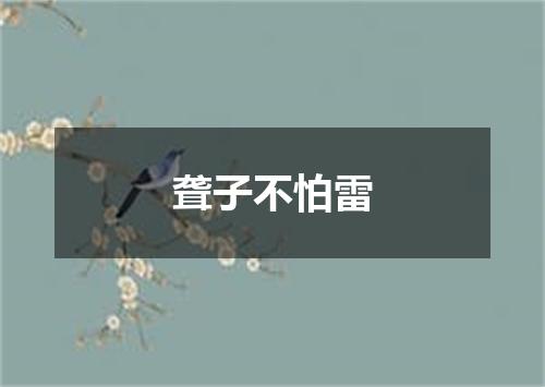 聋子不怕雷
