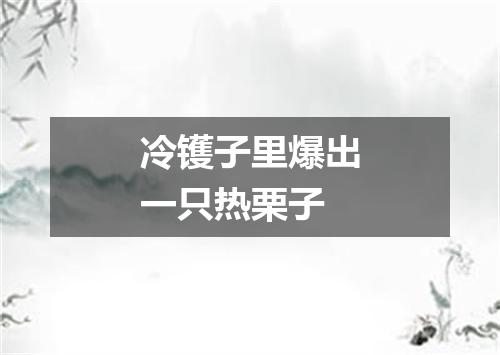 冷镬子里爆出一只热栗子