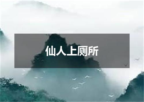 仙人上厕所