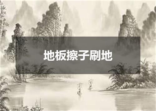 地板擦子刷地