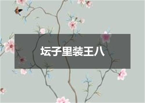 坛子里装王八