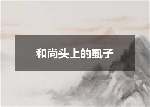 和尚头上的虱子