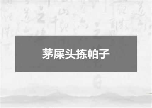 茅屎头拣帕子