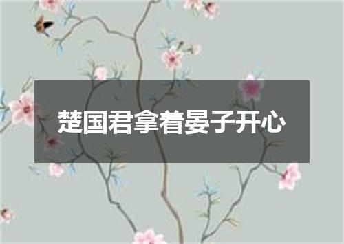 楚国君拿着晏子开心