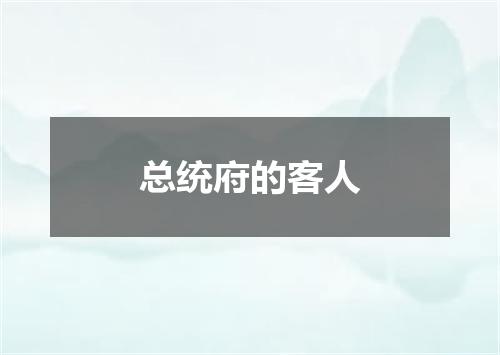总统府的客人