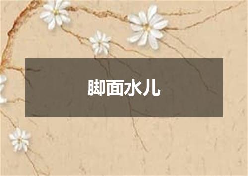 脚面水儿