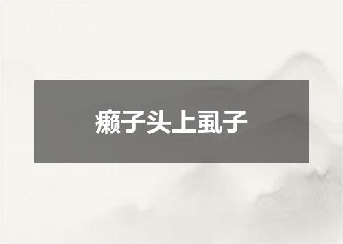 癞子头上虱子