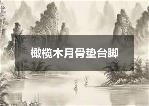 橄榄木月骨垫台脚