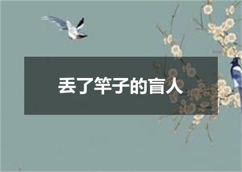 丢了竿子的盲人