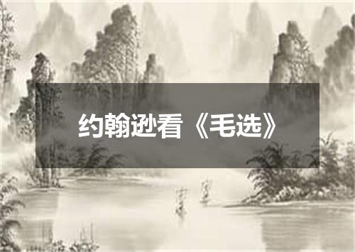 约翰逊看《毛选》