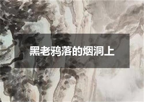 黑老鸦落的烟洞上