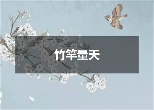 竹竿量天