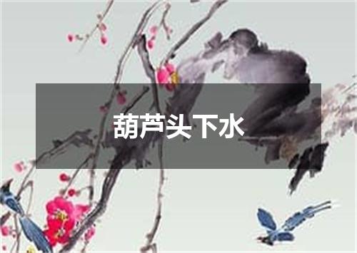 葫芦头下水