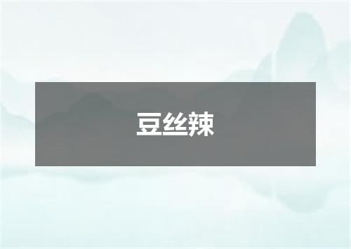 豆丝辣