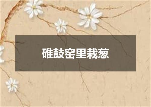 碓鼓窑里栽葱