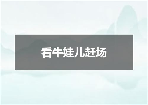 看牛娃儿赶场
