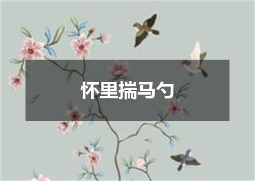 怀里揣马勺