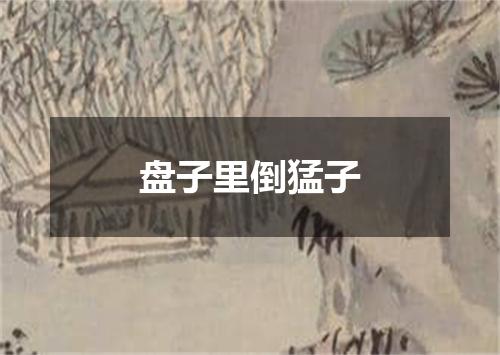 盘子里倒猛子